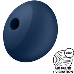 Satisfyer Air Power 4 Druckwellenvibrator in Blau, Gesamtansicht
