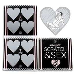 SecretPlay Scratch & Sex Hetero, Detailansicht der Rubbelfelder