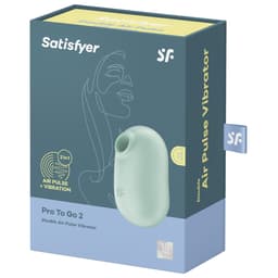 Satisfyer Pro To Go 2 Klitoris-Stimulator aus Silikon und ABS am magnetischen USB-Ladekabel beim Aufladen