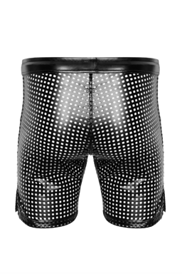 Noir Handmade Men Chaos Shorts, Detailansicht des Bunds