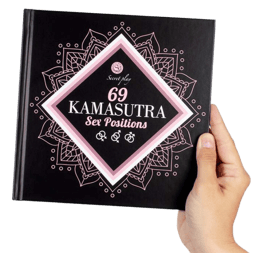 Secretplay Kamasutra Buch, Detailansicht einer illustrierten Sexstellung