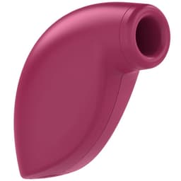 Satisfyer One Night Stand Druckwellenvibrator, Gesamtansicht in Beerenrot
