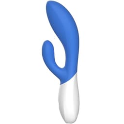 Lelo Ina Wave 2 von der Seite mit externem Stimulator im Detail