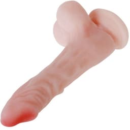 Baile – realistischer TPR-Dildo mit Hoden und Saugnapf – 21.6 cm, Ansicht 14