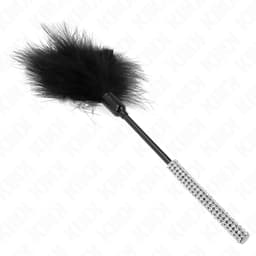 Kink Federstab mit Strassgriff – Federkitzler mit Glitzergriff – 27 cm, Ansicht 11