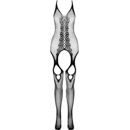 Passion Eco BS013 Bodystocking mit ROICA-Elasthan in Rot, Gewebestruktur in Nahaufnahme