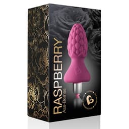 Verpackung des Rocks-Off Ass-Berries Raspberry Analplugs mit Vibration