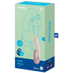Satisfyer Heat Wave mit USB-Ladekabel, in natürlichem Licht fotografiert