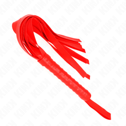 Kink – Peitsche mit breitem Schwanz in , 48,5 cm – Rot, Ansicht 6