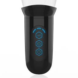 Jamyjob Spinjob Oralsex-Stimulator schräg von hinten fotografiert