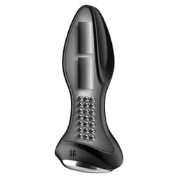Satisfyer Rotator Plug 2+ App-Analplug freistehend auf einer glatten Untergrundfläche