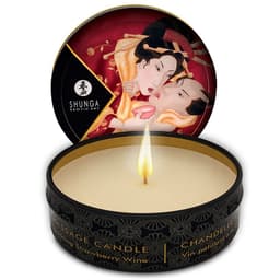 Shunga Mini Caress, Anwendung des warmen Wachses auf der Haut