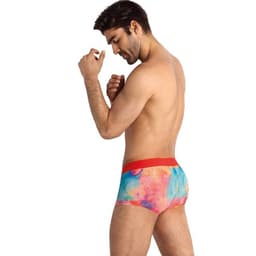 Anais Men Falcon Slip mit auffälligem Print, Rückansicht mit Blick auf die Passform