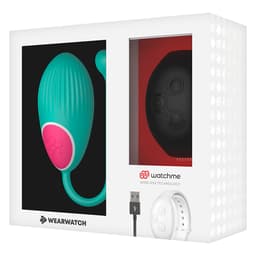 Wearwatch Egg mit WatchMe-Smartwatch am Handgelenk – Studioaufnahme