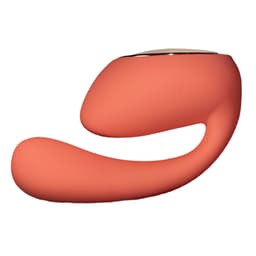 LELO Ida Wave Coral mit rotierendem Einführteil im Detail, aus einem weiteren Blickwinkel