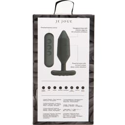 Fernbedienung des Je Joue Onyx Analvibrators neben dem Toy fotografiert