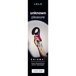 Lelo Enigma Schwarz, Anwendungsbeispiel in der Hand gehalten