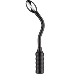 ElectraStim Depth Charge, geschwungene Spitze mit Aluminiumkontakten im Detail