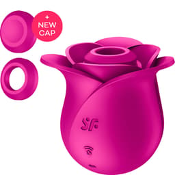 Satisfyer Blossom mit austauschbarem Liquid-Air-Kopf – Produktfoto in Studioqualität