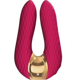 Shunga Aiko Intimmassager in Fuchsia, vollständige Produktansicht von vorn