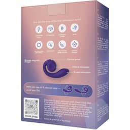 Snail Vibe Gizi – Dual-Stimulator mit G-Punkt-Funktion – Violett, Ansicht 15