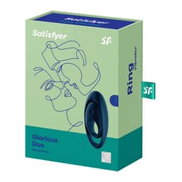 Bedienknopf des Satisfyer Glorious Duo Vibrationsrings im Detail