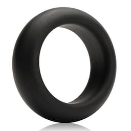 Je Joue Maximum Stretch Cockring aus Silikon in Schwarz, Gesamtansicht