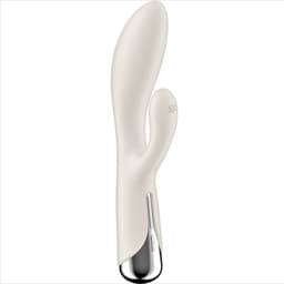 Satisfyer Spinning Rabbit 1 – Rabbit-Vibrator mit Rotation für G-Punkt und Klitoris – Beige / BEIGE, Ansicht 15