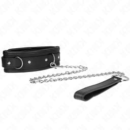 Kink Basismodell 1 Halsband mit Leine, Schnallenverschluss und Verstellbereich im Detail
