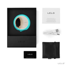 Lelo Ora 3 Aqua von der Seite, rotierende Zunge im Detail in gestochen scharfer Produktfotografie