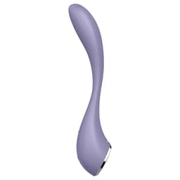 Satisfyer G-Spot Flex 5 Bedienfeld für die App-Steuerung in natürlichem Licht fotografiert