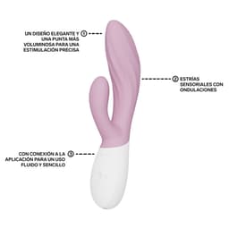 Lelo Ina Twist – App-gesteuerter Doppelvibrator für G-Punkt und Klitoris – Rosa, Ansicht 13