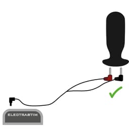 Verpackung des ElectraStim 90-Grad-Stimulatorkabels für Elektrostimulation