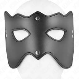 Kink Party-Augenmaske Modell 2 flach liegend auf hellem Untergrund fotografiert