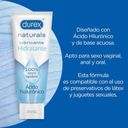Durex Naturals Feuchtigkeit von der Seite, Verschluss und Etikett im Detail
