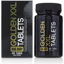 Cobeco Big Boy Golden XXL Packung von der Seite mit Produktangaben