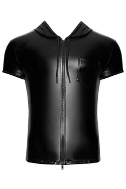 Noir Handmade Kapuzenshirt, Ansicht der kurzen Ärmel