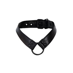 Cut4Men Body-Harness in Schwarz am Model getragen, Ansicht von hinten im Ganzen