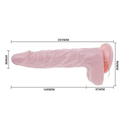 Super Rota Dong mit Saugnapfbasis an ebener Fläche befestigt