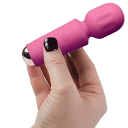 Rocks-Off Mini Wand Mini-Stabvibrator, Farbvariante in Fuchsia in der Gesamtansicht