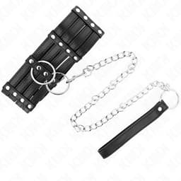 KINK Halskette im Sub-Style-Design, Rückansicht mit Riemenführung