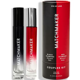 Eye of Love Matchmaker Pheromon-Parfum Set für Paare, beide Flakons nebeneinander in der Gesamtansicht