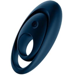 Satisfyer Glorious Duo Vibrationsring in Blau, Gesamtansicht