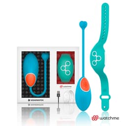 Wearwatch Egg WatchMe Blau/Aquamarin, Gesamtansicht – Studioaufnahme