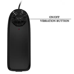 Hoden des aufblasbaren Baile Vibro-Dildos aus hautimitierendem TPR im Detail