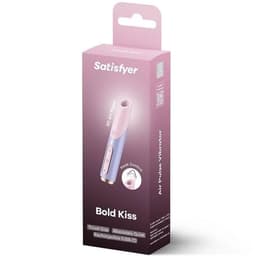 Satisfyer Bold Kiss Wave, Lippenstift-Design mit Hygienekappe im Detail