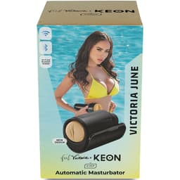 Kiiroo Keon WiFi Masturbator mit FeelVictoria Stroker, Gesamtansicht des Combo-Sets