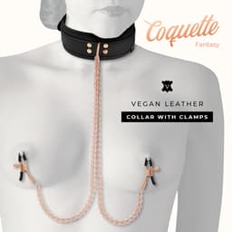 Coquette Chic Desire Fantasy Halsband mit Neoprenfutter an der Innenseite im Detail