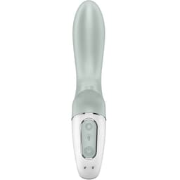 Satisfyer Air Pump Booty 3, Nahaufnahme der Bedientaste mit Fokus auf die Oberflächenstruktur