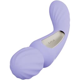 Lelo Switch Wanda doppelseitiger Vibrator, Farbvariante in Lila in der Gesamtansicht